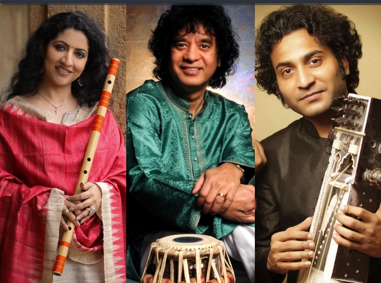 Zakir Hussian trio