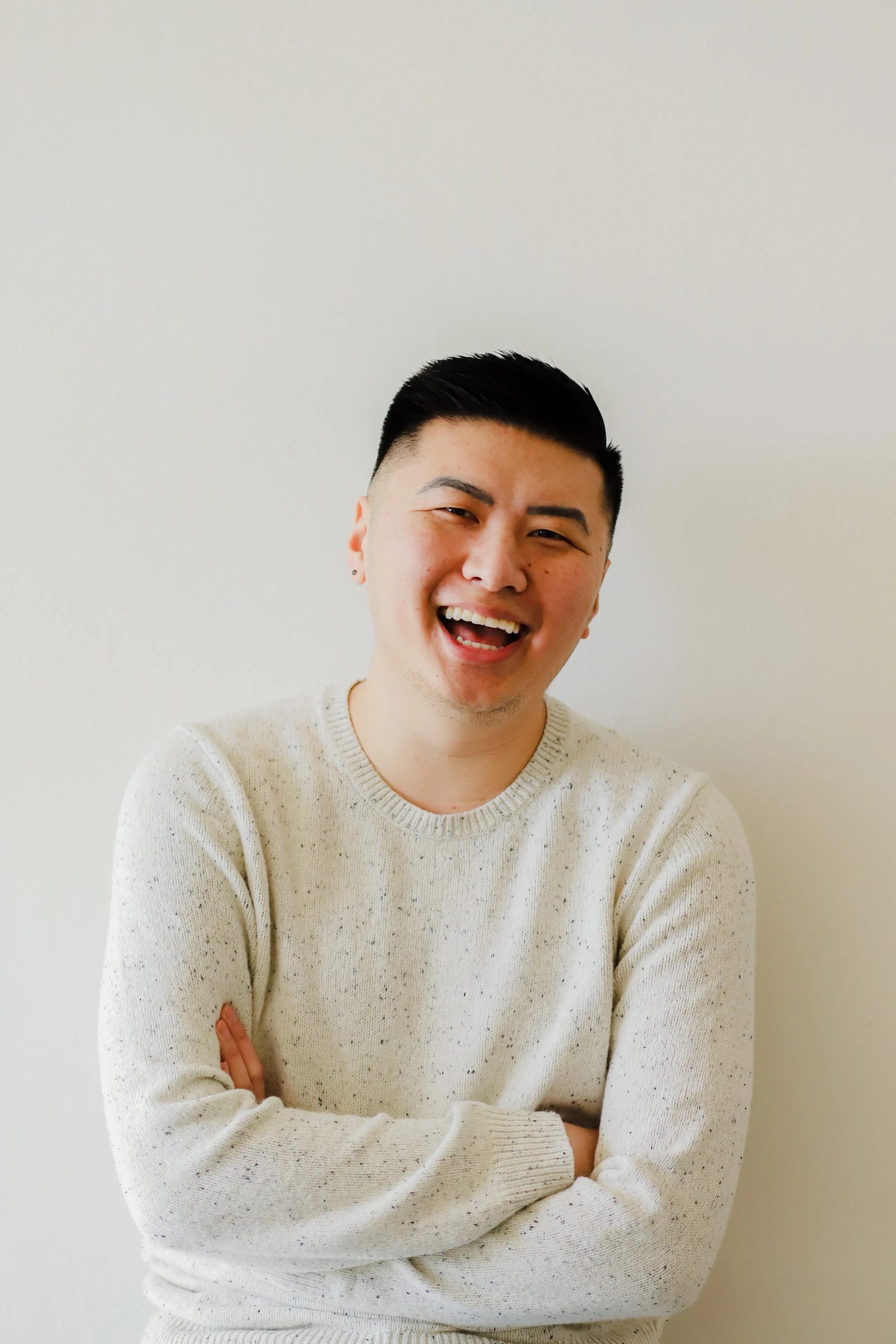 David Ly smiles at the camera